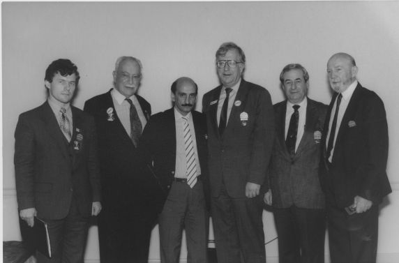 (28003) Kazimieras Uoka, Don Slaiman, Sergei Grigoryants, Albert Shanker, Morton Bahr and Pal Forgacs (28003) Kazimieras Uoka, Don Slaiman, Sergei Grigoryants, Albert Shanker, Morton Bahr and Pal Forgacs